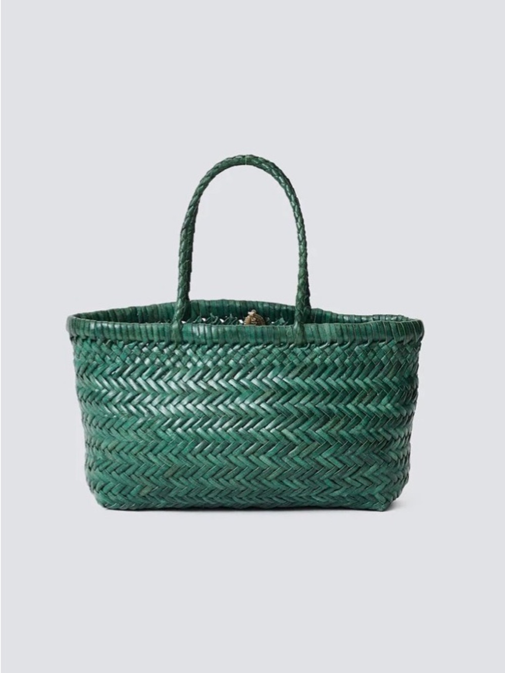Dragon Diffusion Green Woven Tote Bag